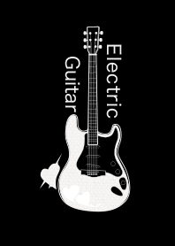 Electricguitar heart ver_B&W5