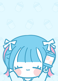 Jirai girl baby | Light Blue