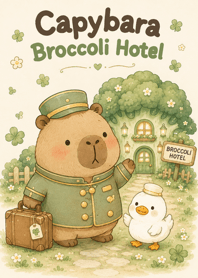 Capybara Broccoli Hotel