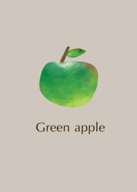 One green apple