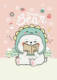 หมีขาวน่ารัก Merry Christmas.