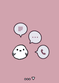 small bird&Simple Shimaenaga pink