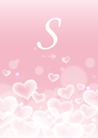 Initial -S- Heart cloud