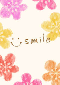 Watercolor flower * smile2