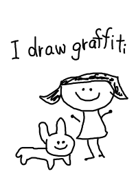 I draw graffiti