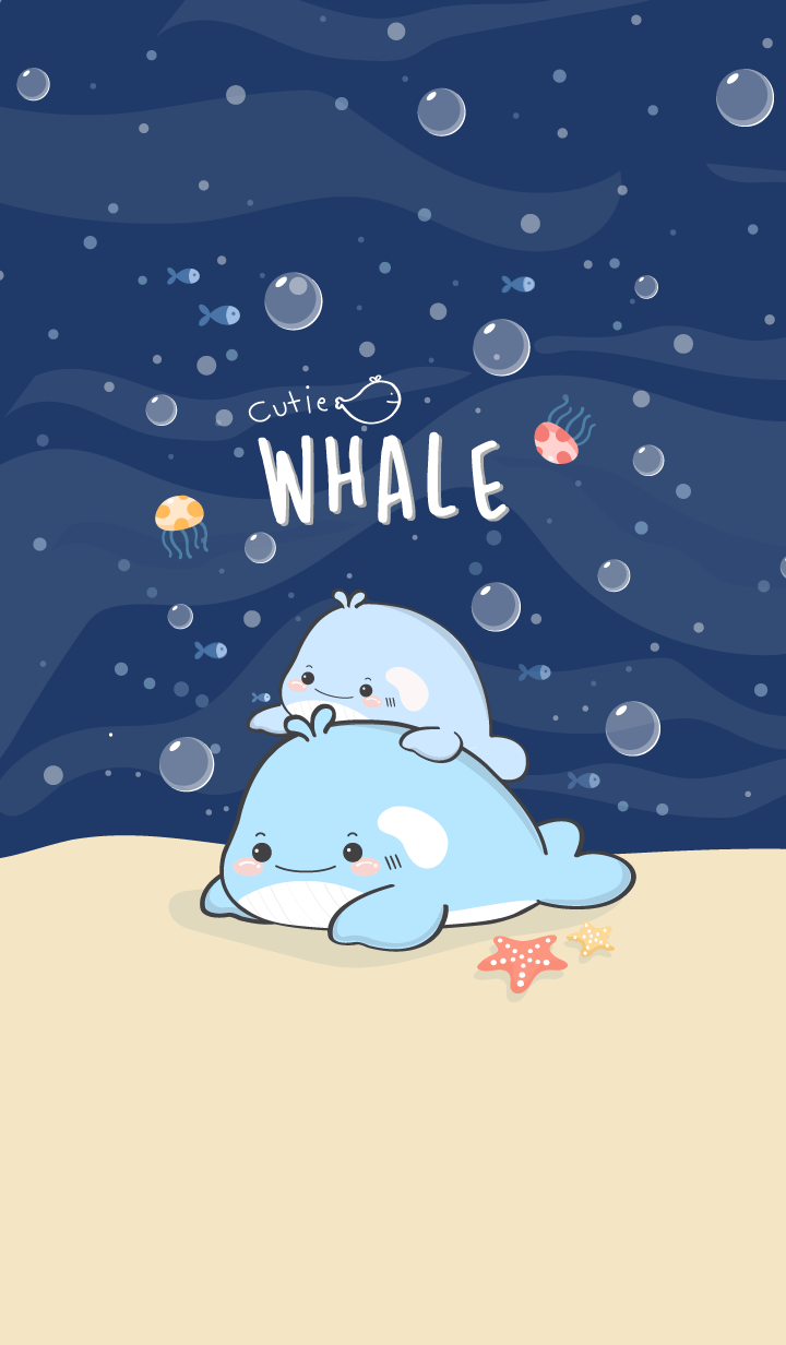 whale cutie (dark blue ver.)