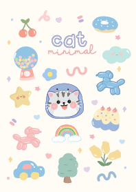 Cat mini cute : minimal