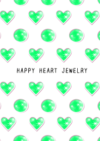 HAPPY HEART JEWELRYj-GREEN-WHITE