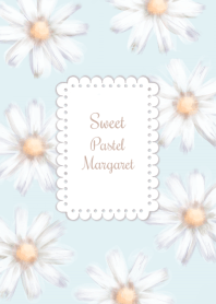 Sweet pastel Margaret -blue-