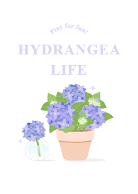 Hydrangea Life! ! (Purple) Flower