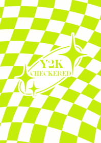 Y2K CHECKERED 04  - GREEN 1