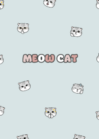 neko head3 - light green