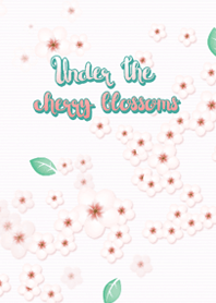 Under the cherry blossoms