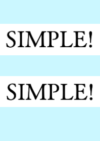 SIMPLE!SIMPLE!-LIGHT BLUE