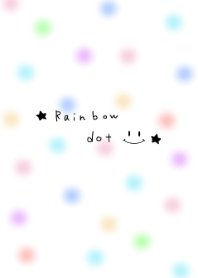 Rainbow dot smile