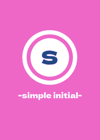 simple initial-S- THEME 98