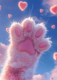 정말 귀여운 사랑스러운 고양이 발❤