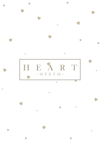 HEART-BEIGE SIMPLE 24