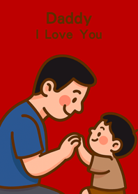 Dear Dad, I love you(red)
