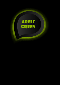 Apple Green on Black Theme