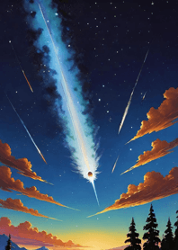 Bright Moon and Dawn f6cE0F