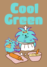 Cool Green Dog