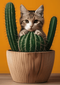 แมวประหลาด-ชอบกระบองเพชร 2