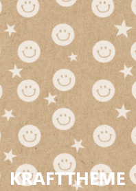 クラフト紙.にこちゃん.星.