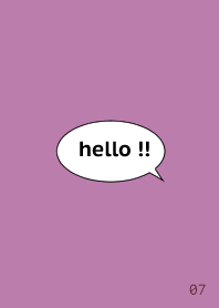 Hello!! -07-