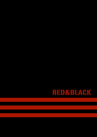 Simple Red & Black no logo No.8-2