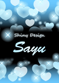 Sayu-Name-Light blue Heart