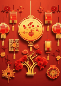 Rich and lucky on Chinese New Year 888