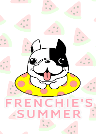 French bulldog Summer