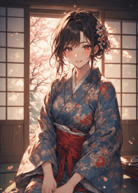 Comfortable sunny day - cute girl Bed2