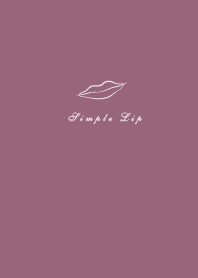 simple lip dusty pink gray