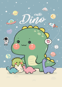 Dinosaur Cute : Blue