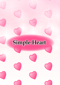 Simple Heart -pink2