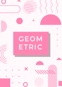 Material Geometric Tickle Me Pink