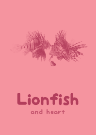 Lionfish & heart Cue Pid Pink