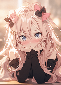 สาวน้อยน่ารักที่กำลังงอนคุณ❤