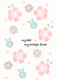 My chat my vintage flower 77