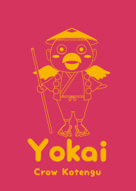 Yokai Crow Kotengu Carmin