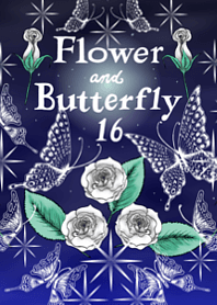 Flower and butterfly16