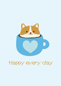 柯基犬咖啡杯