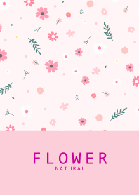 FLOWER PINK NATURAL 7