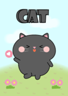 My Cute Black Cat Theme