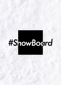#SnowBoard -スノーボード- 黒 ver.