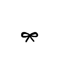 A sophisticated ribbon white and black.