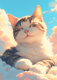 Relax-Cat taking a nap in the sun2.1