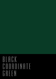 BLACK COORDINATE*GREEN
